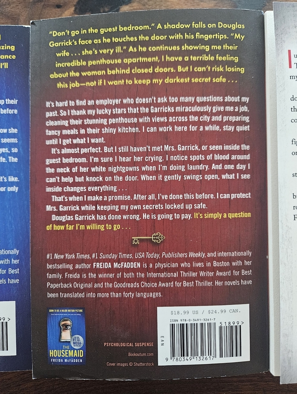 The Housemaid - Freida McFadden Thriller Book Set - Read Once - Picture 3 of 4